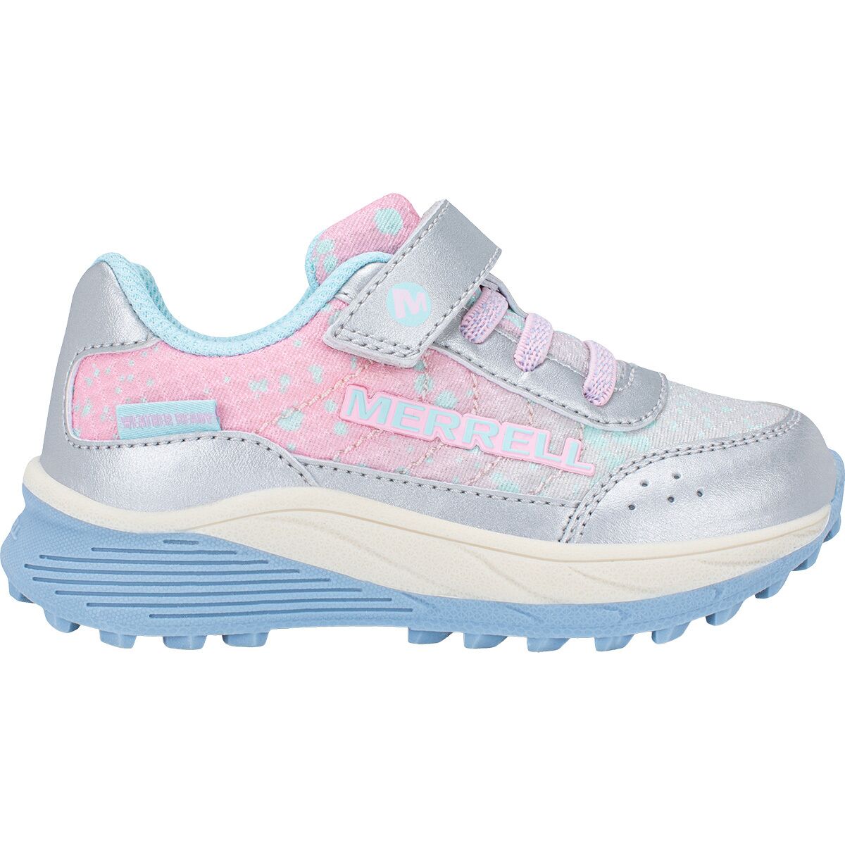 Image of Merrell Supernova Shoe - Toddlers' Silver/Pink, 5.0