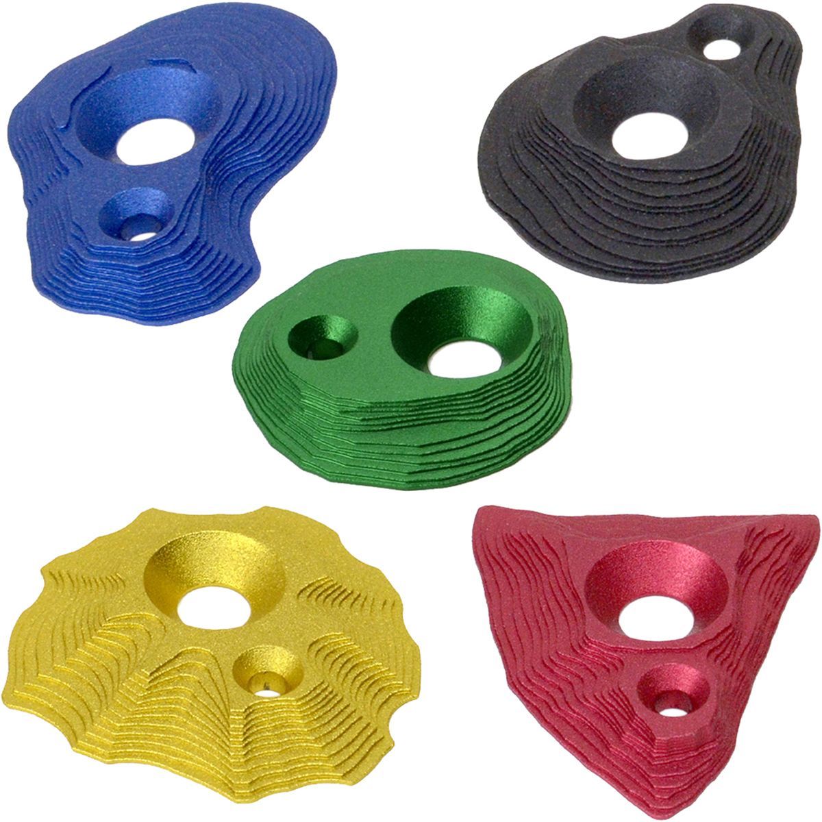Metolius Mini Tech Footholds - 5-Pack Assorted, One Size