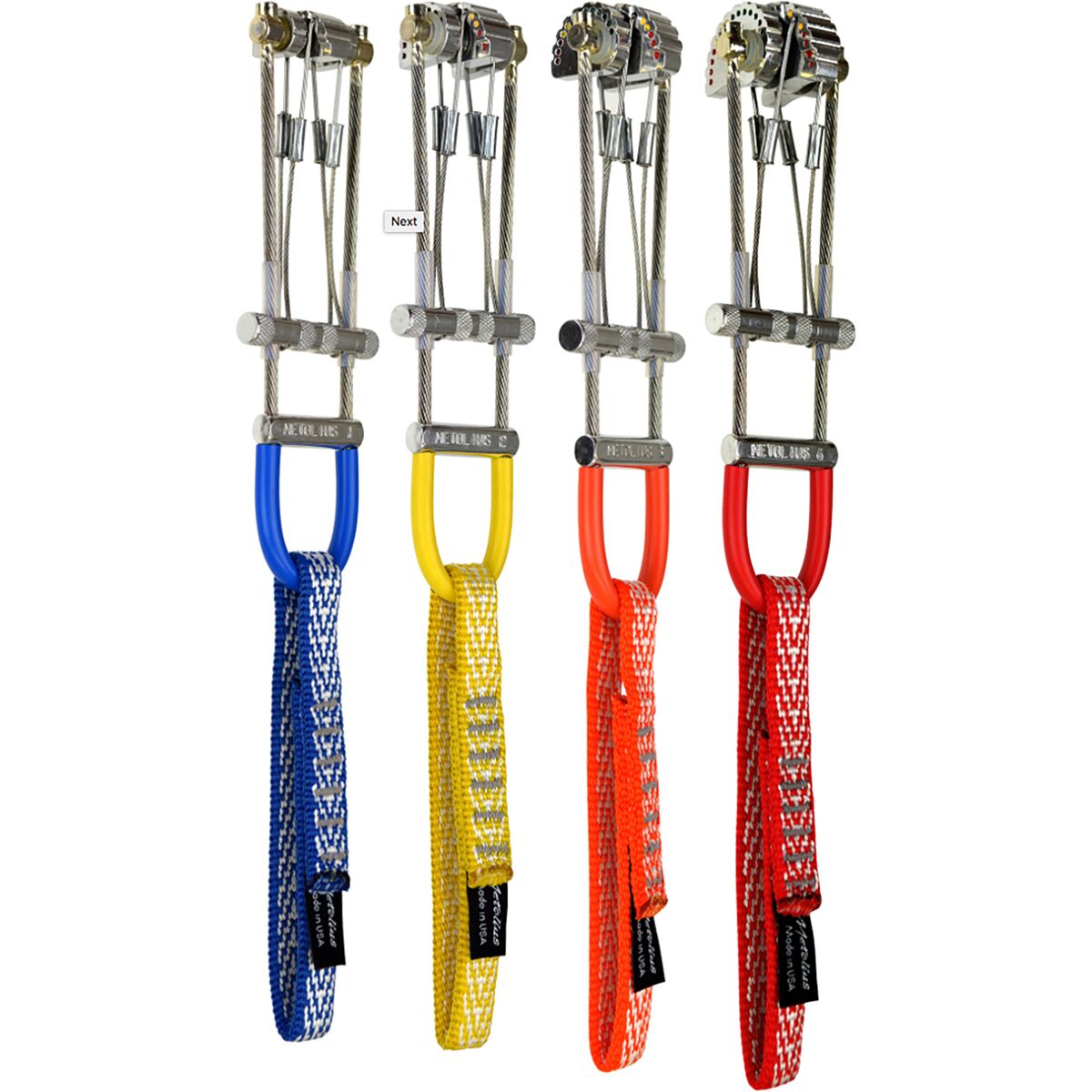 Metolius Metolius Ultralight TCU Packaged Sets Blue/Red, #1-4