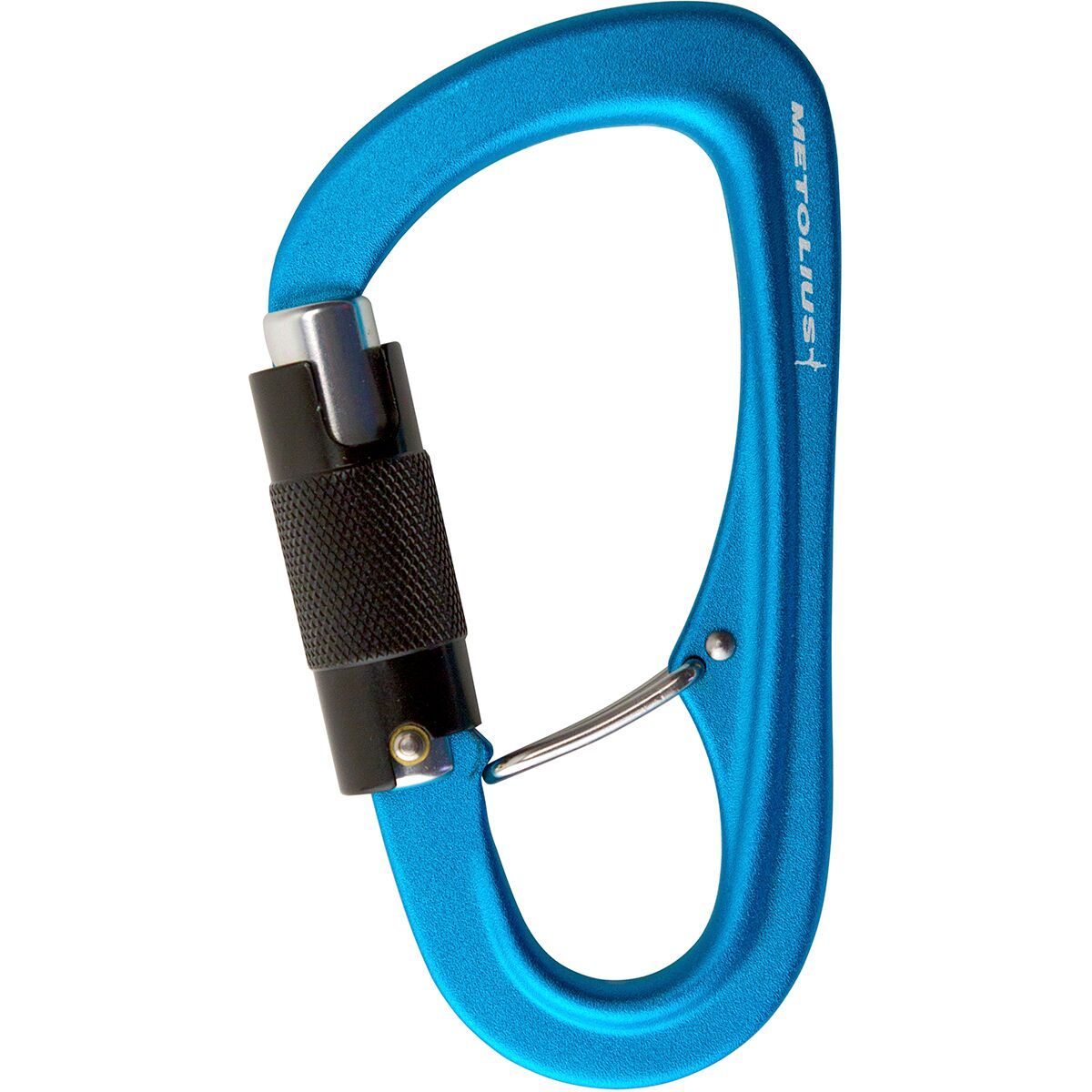 Image of Metolius Gatekeeper Auto Lock Carabiner Blue, One Size