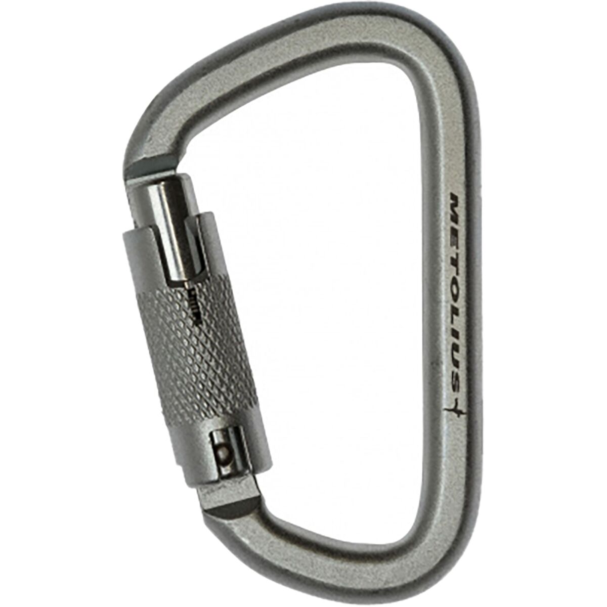 Image of Metolius Steel Auto Lock Carabiner Silver, One Size