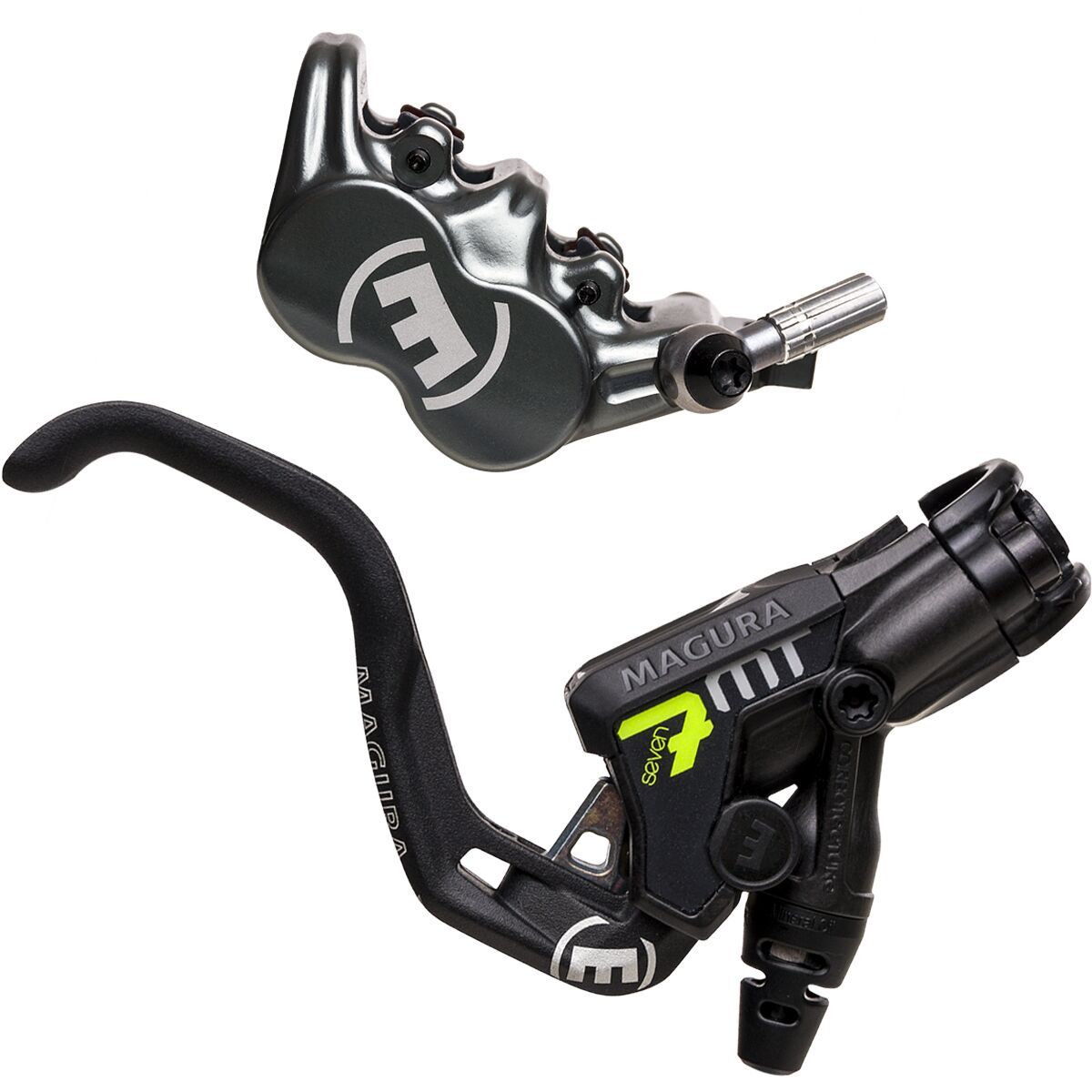 Image of Magura USA MT7 Pro Disc Brake Black/Neon Yellow, Left or Right
