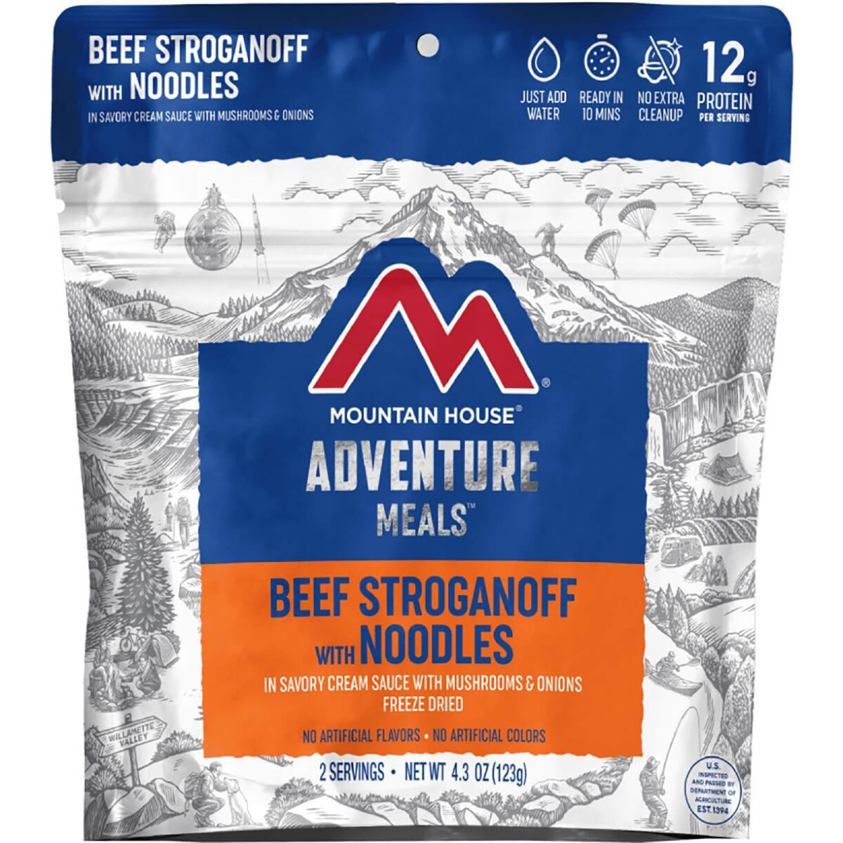 Image of Mountain House Beef Stroganoff With Noodles One Color, 10 Serving Can