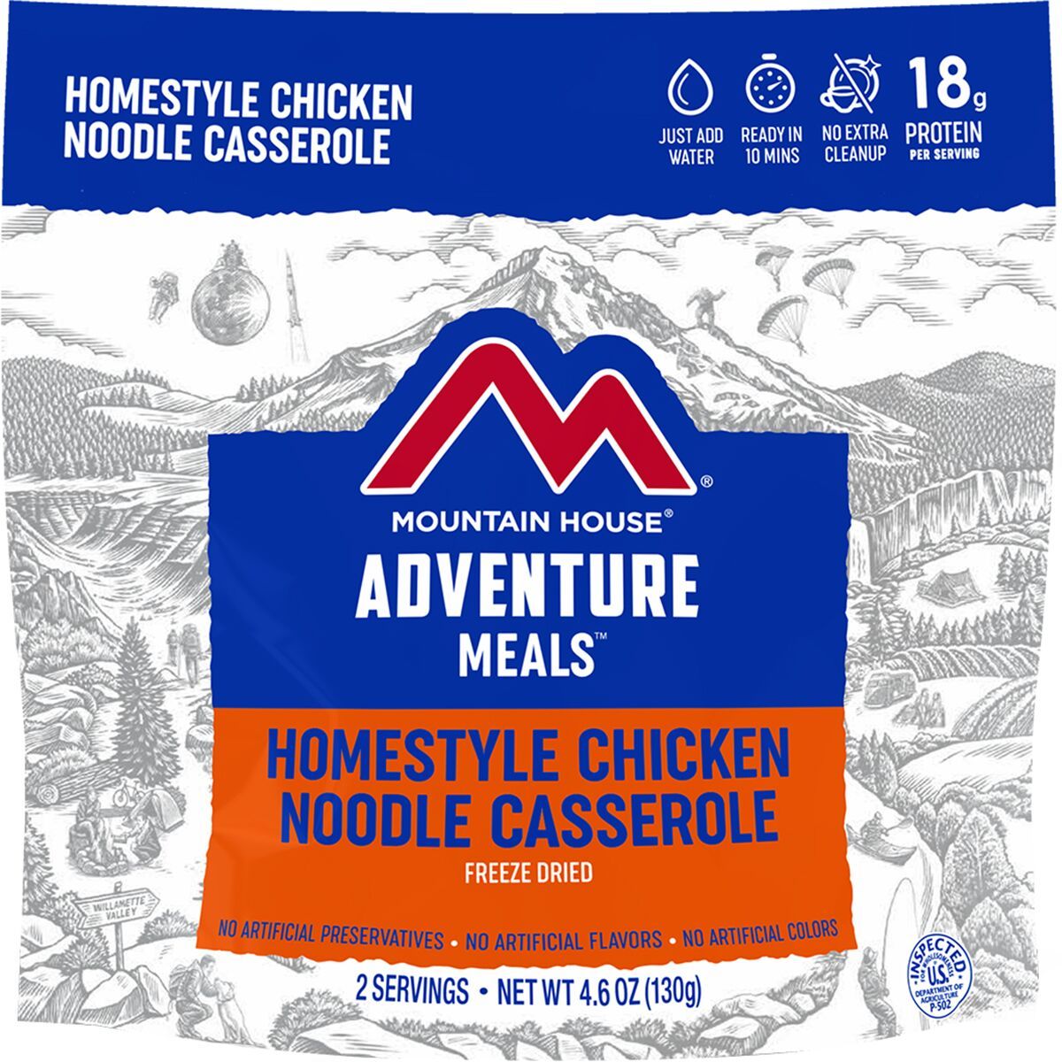 Image of Mountain House Homestyle Chicken Noodle Casserole One Color, Pouch