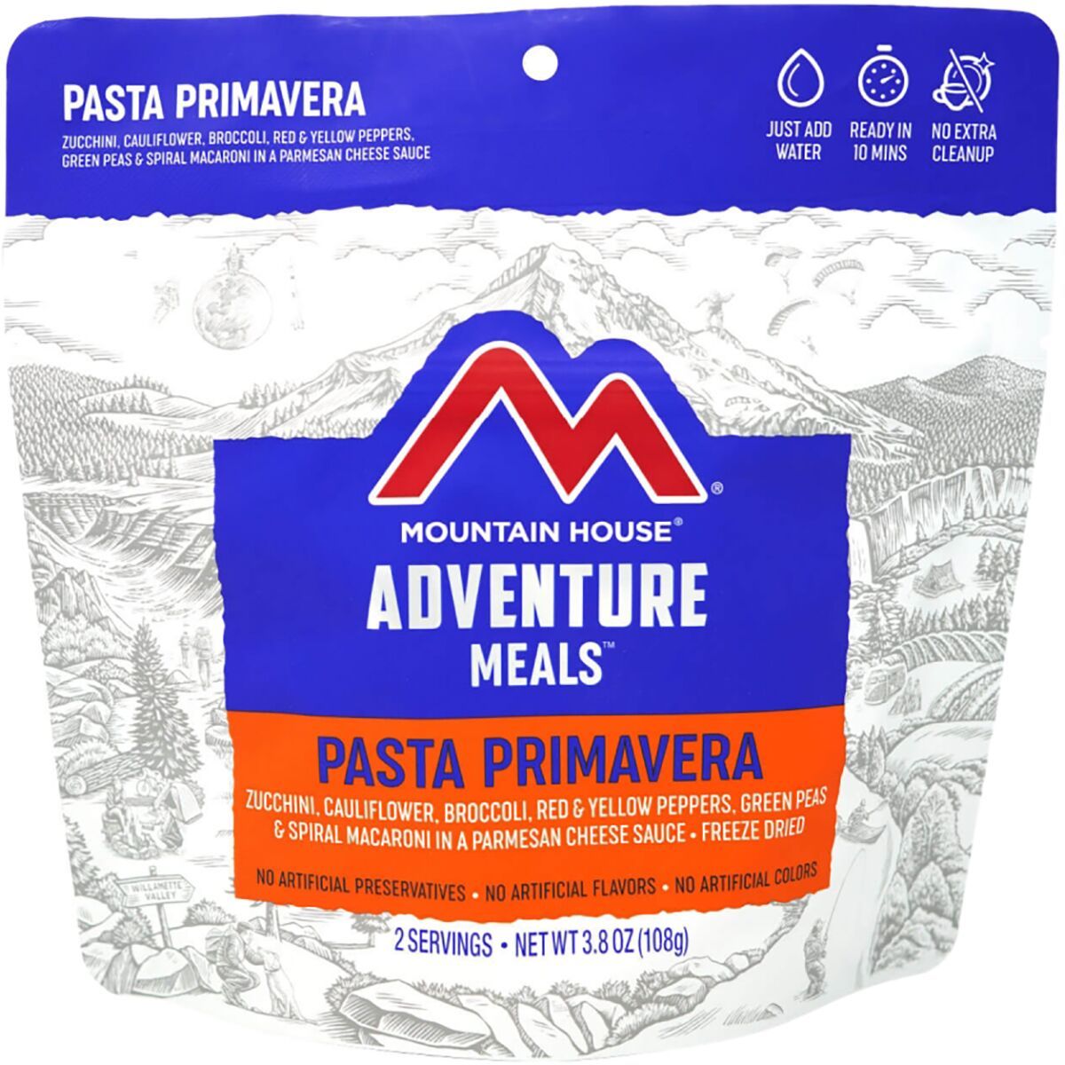 Image of Mountain House Pasta Primavera One Color, Pouch