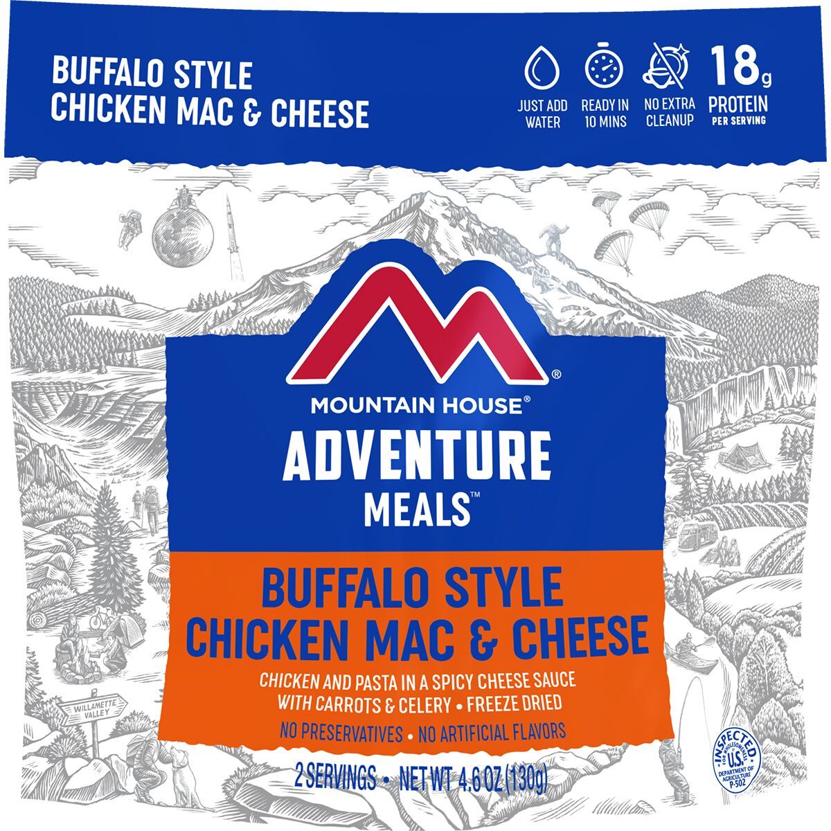 Image of Mountain House Buffalo Style Chicken Mac + Cheese One Color, One Size