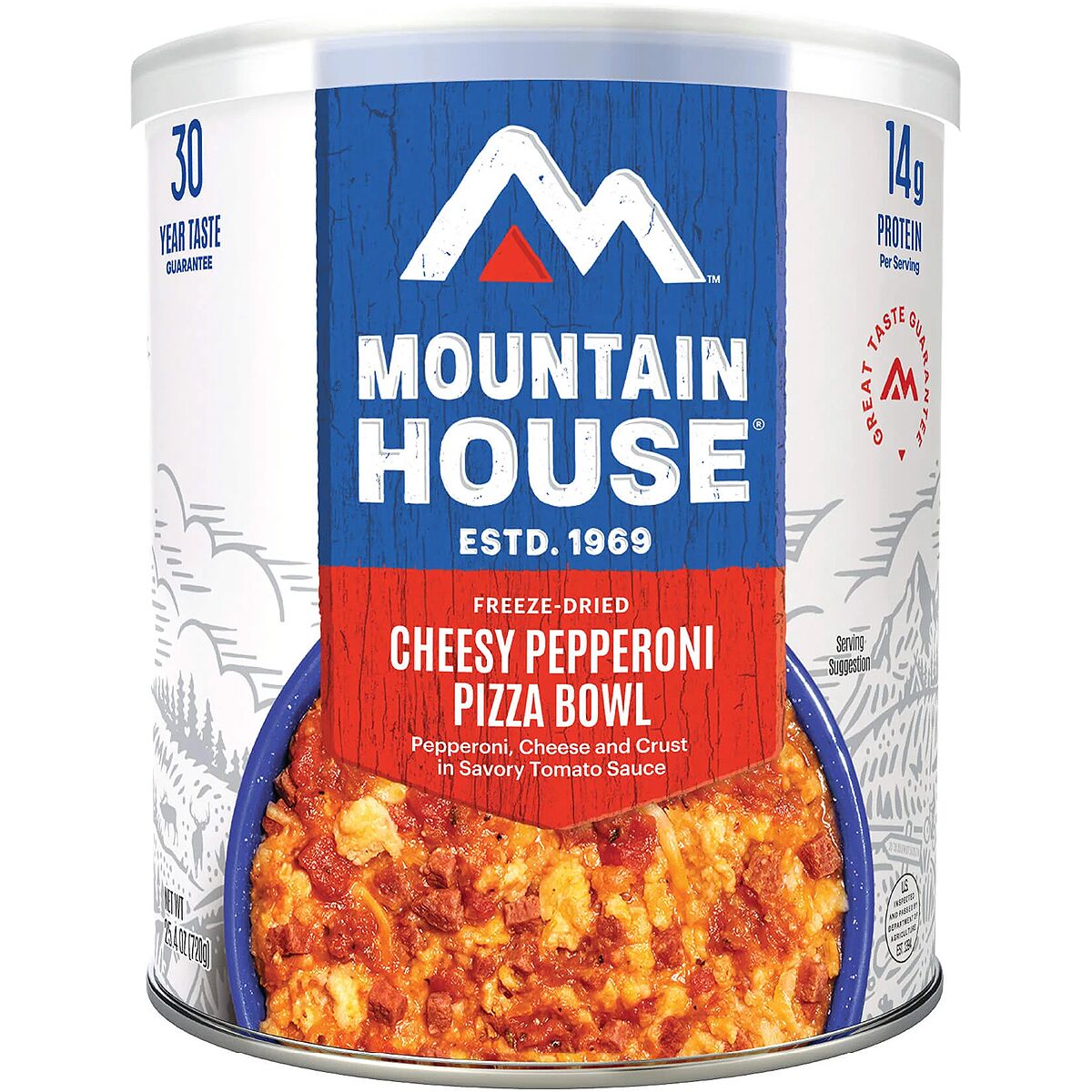 Mountain House Mountain House Cheesy Pepperoni Pizza Bowl One Color, Pouch