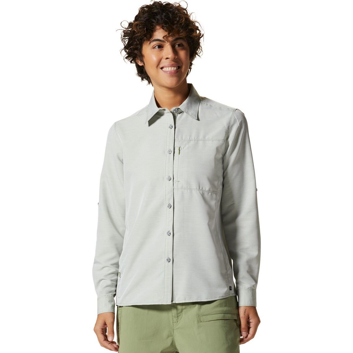 Mountain Hardwear Canyon Long-Sleeve Shirt - Women's Light Cactus, S