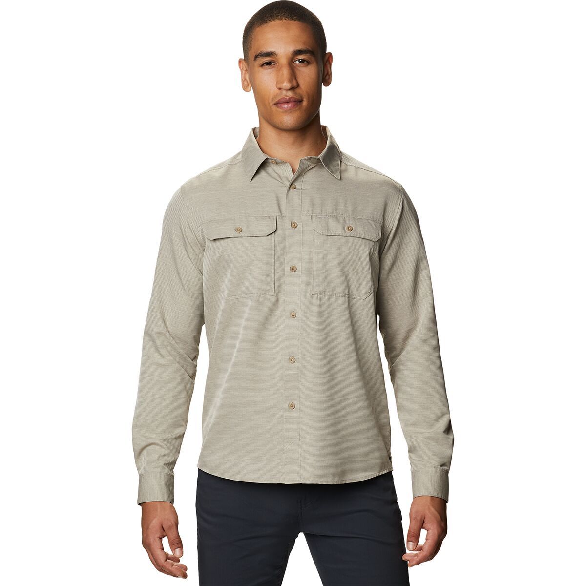 Mountain Hardwear Canyon Long-Sleeve Shirt - Men's Badlands, XXLT