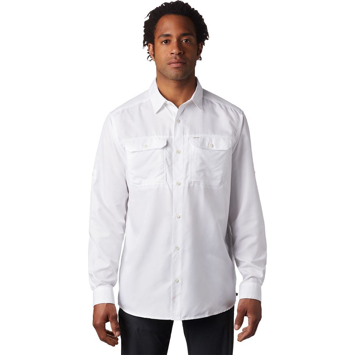 Mountain Hardwear Canyon Long-Sleeve Shirt - Men's White, XXLT