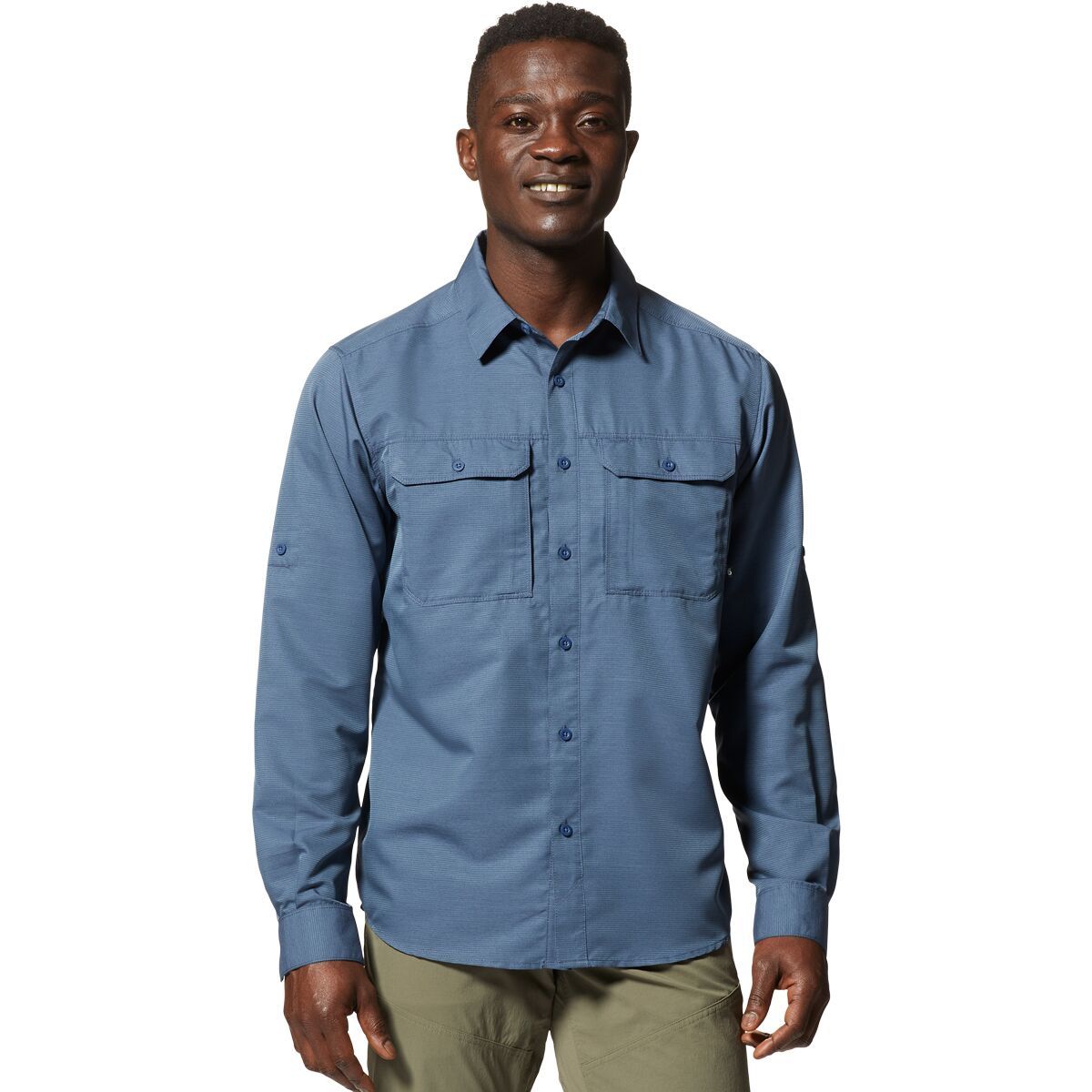 Mountain Hardwear Canyon Long-Sleeve Shirt - Men's Zinc, M