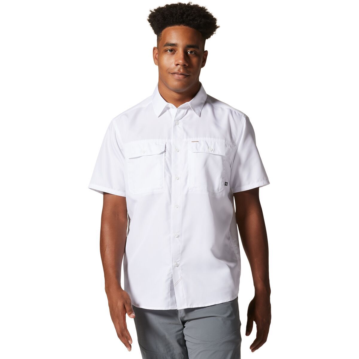 Mountain Hardwear Canyon Short-Sleeve Shirt - Men's White, XLT