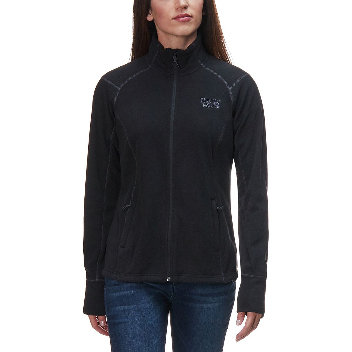 Mountain Hardwear Microchill 2.0 Fleece Jacket - Women's Black, XL