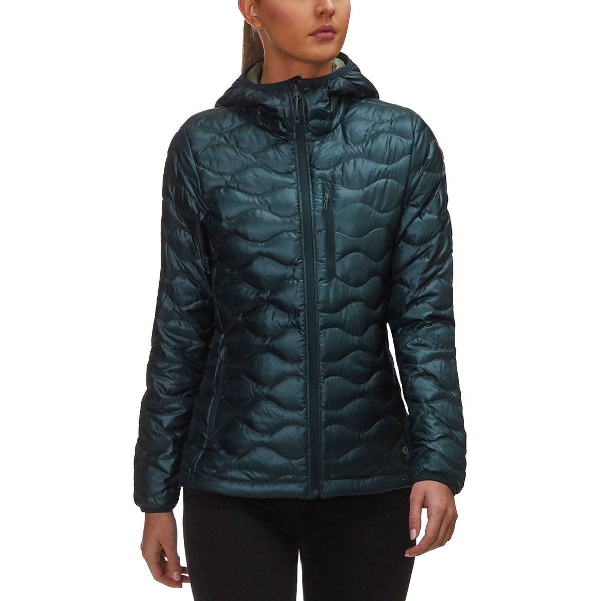 mountain hardwear women's nitrous hooded down jacket