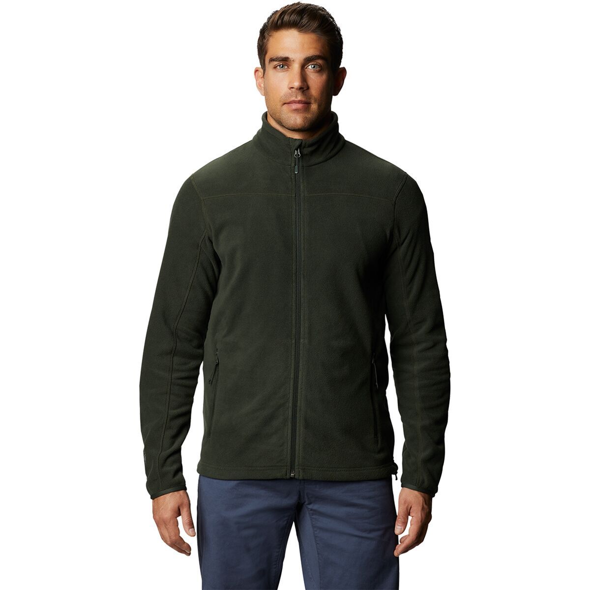 Mountain Hardwear Microchill 2.0 Jacket - Men's Black Sage, XL