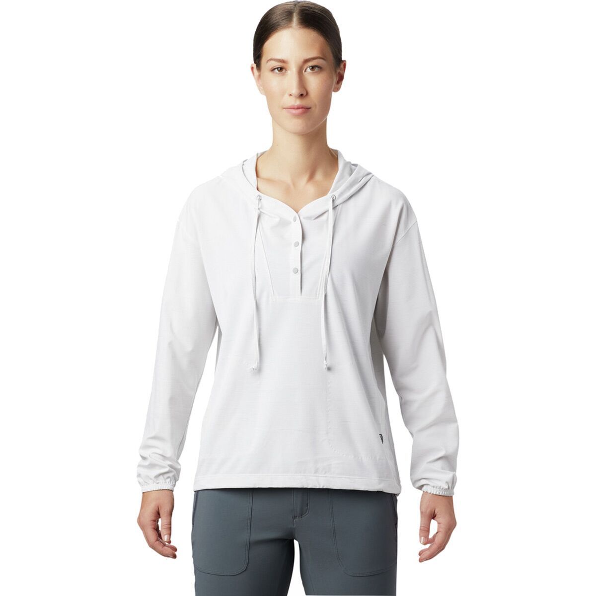 Mountain Hardwear Mallorca Stretch Long-Sleeve Shirt - Women's Steam2, M