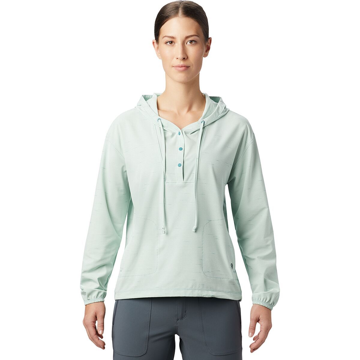 Mountain Hardwear Mallorca Stretch Long-Sleeve Shirt - Women's Washed Turq, XS