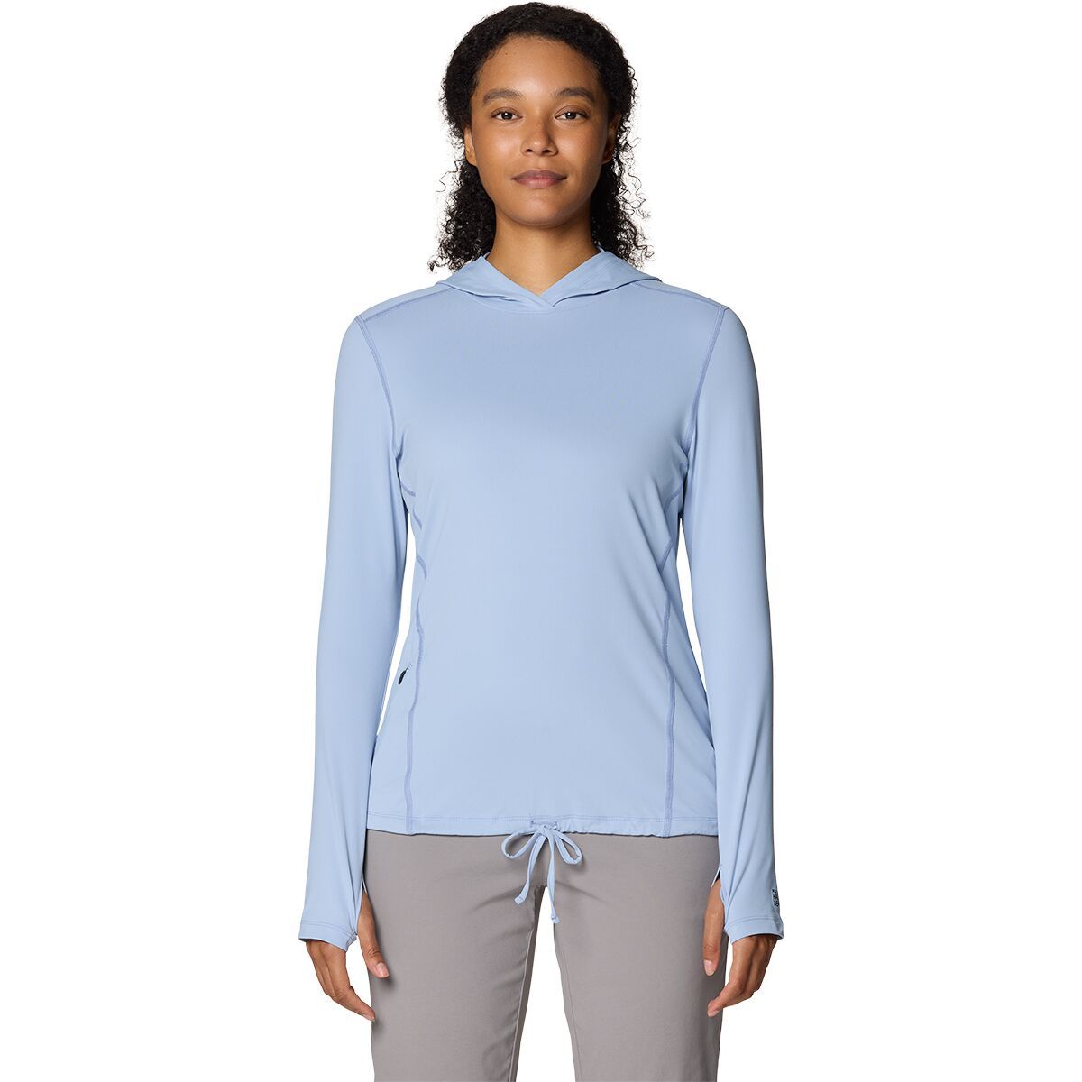 Image of Mountain Hardwear Crater Lake Long-Sleeve Hoodie - Women's Beach Breeze, S
