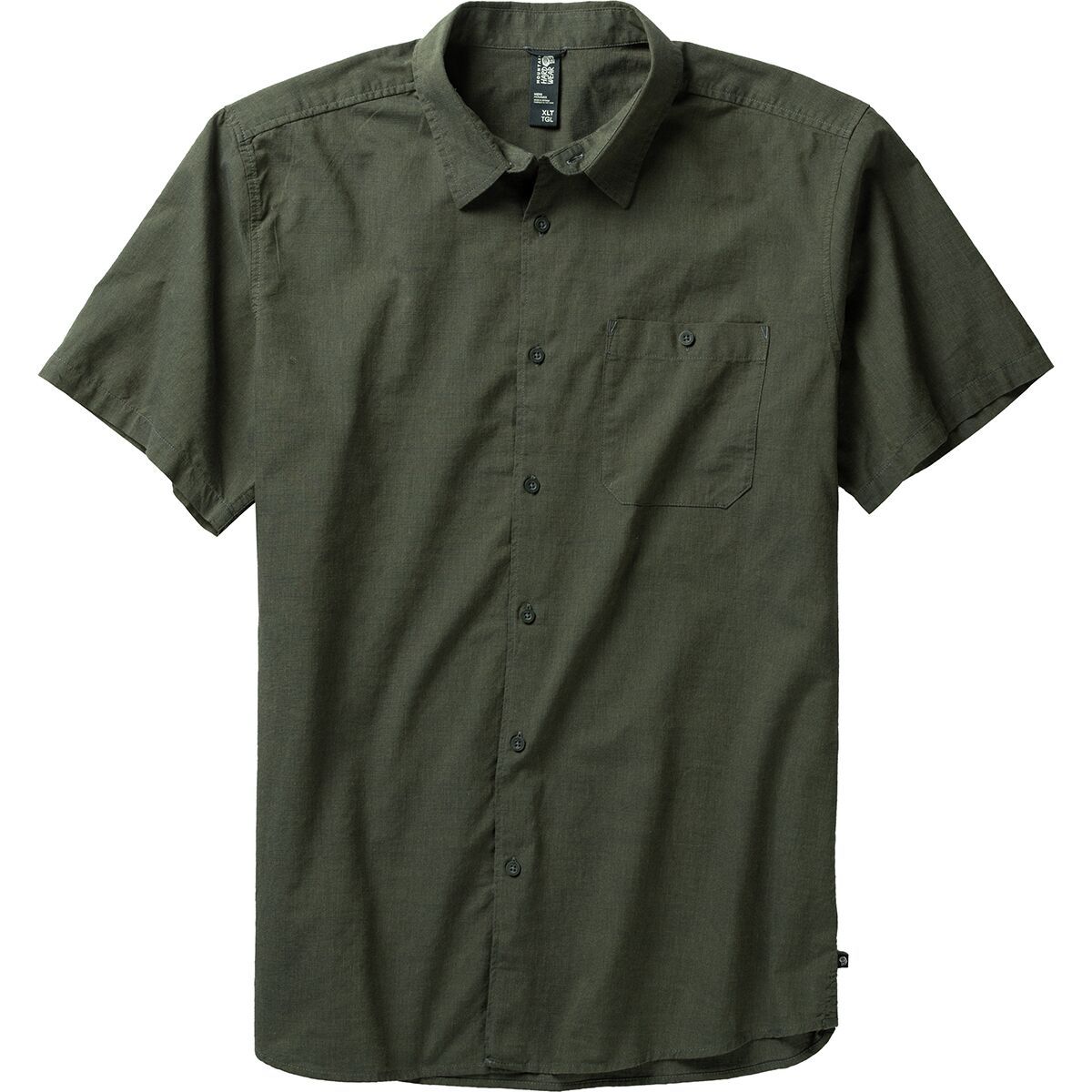 Mountain Hardwear Big Cottonwood Short-Sleeve Shirt - Men's Light Army, L