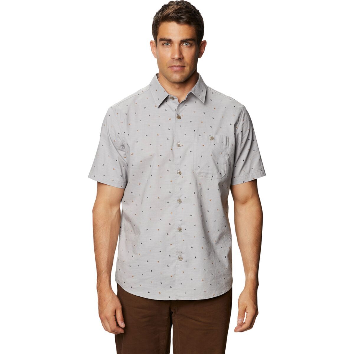 Mountain Hardwear Big Cottonwood Short-Sleeve Shirt - Men's Light Dunes, XXLT