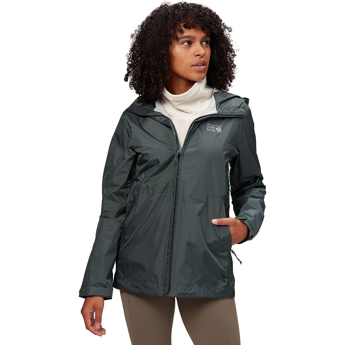 Mountain Hardwear Acadia Jacket - Women's Black Spruce, L