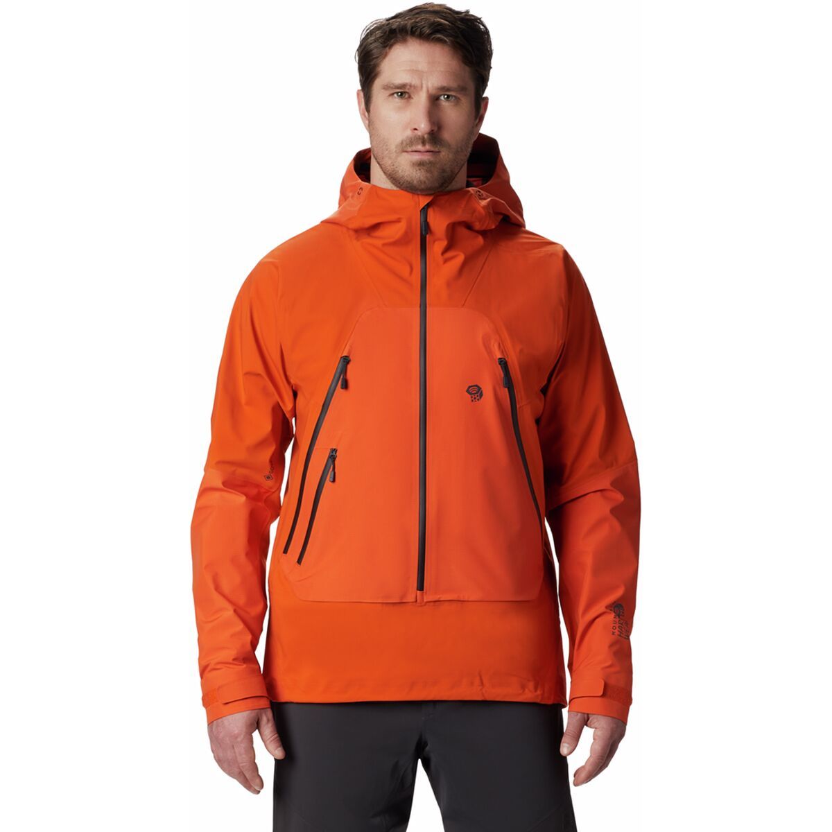 Mountain Hardwear High Exposure GTX C-Knit Anorak - Men's Haze Orange, S