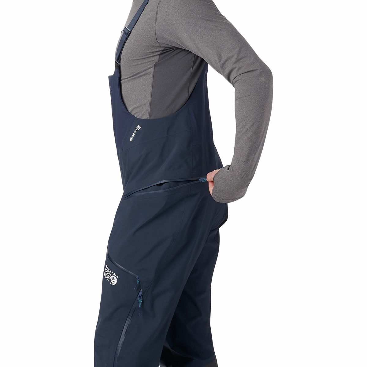 登山用品 MOUNTAIN HARDWEAR - Mountain Hardwear  Gore-tex Pro Bib Mountain Hardwear- W Routefinder™ GORE-TEX PRO Bib — Lake