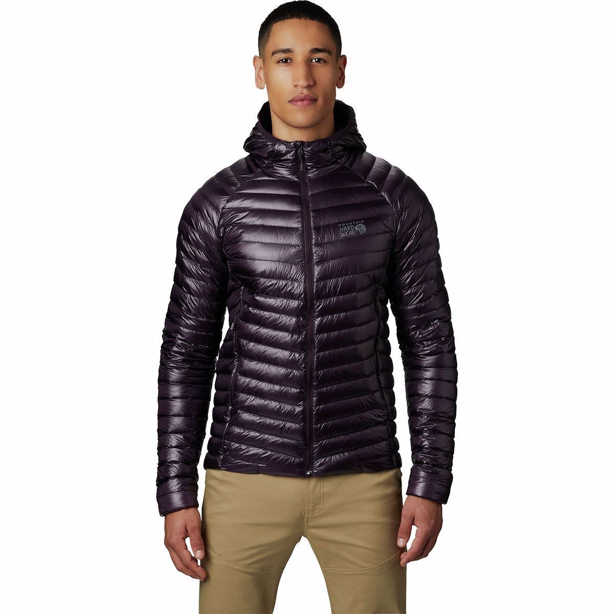 Mountain Hardwear Ghost Whisperer 2 Hooded Down Jacket - Men's Darkest Dawn, XL