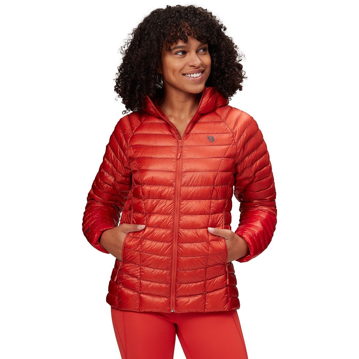 Mountain Hardwear Ghost Whisperer 2 Hooded Down Jacket - Women's Dark Clay, L