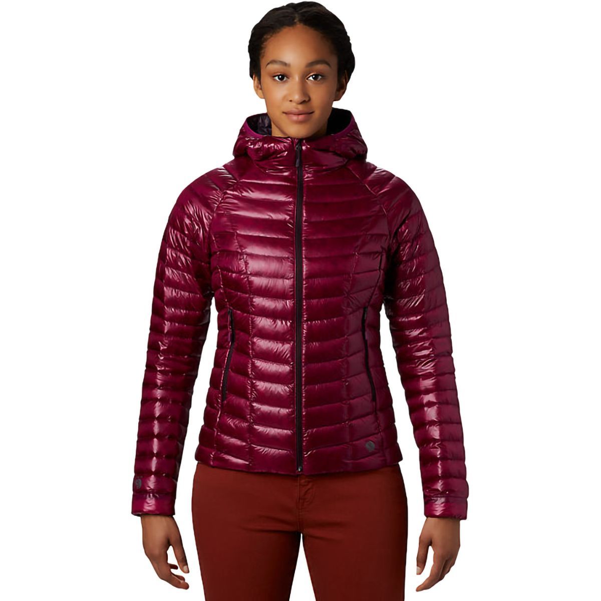 Mountain Hardwear Ghost Whisperer 2 Hooded Down Jacket - Women's Divine, XL