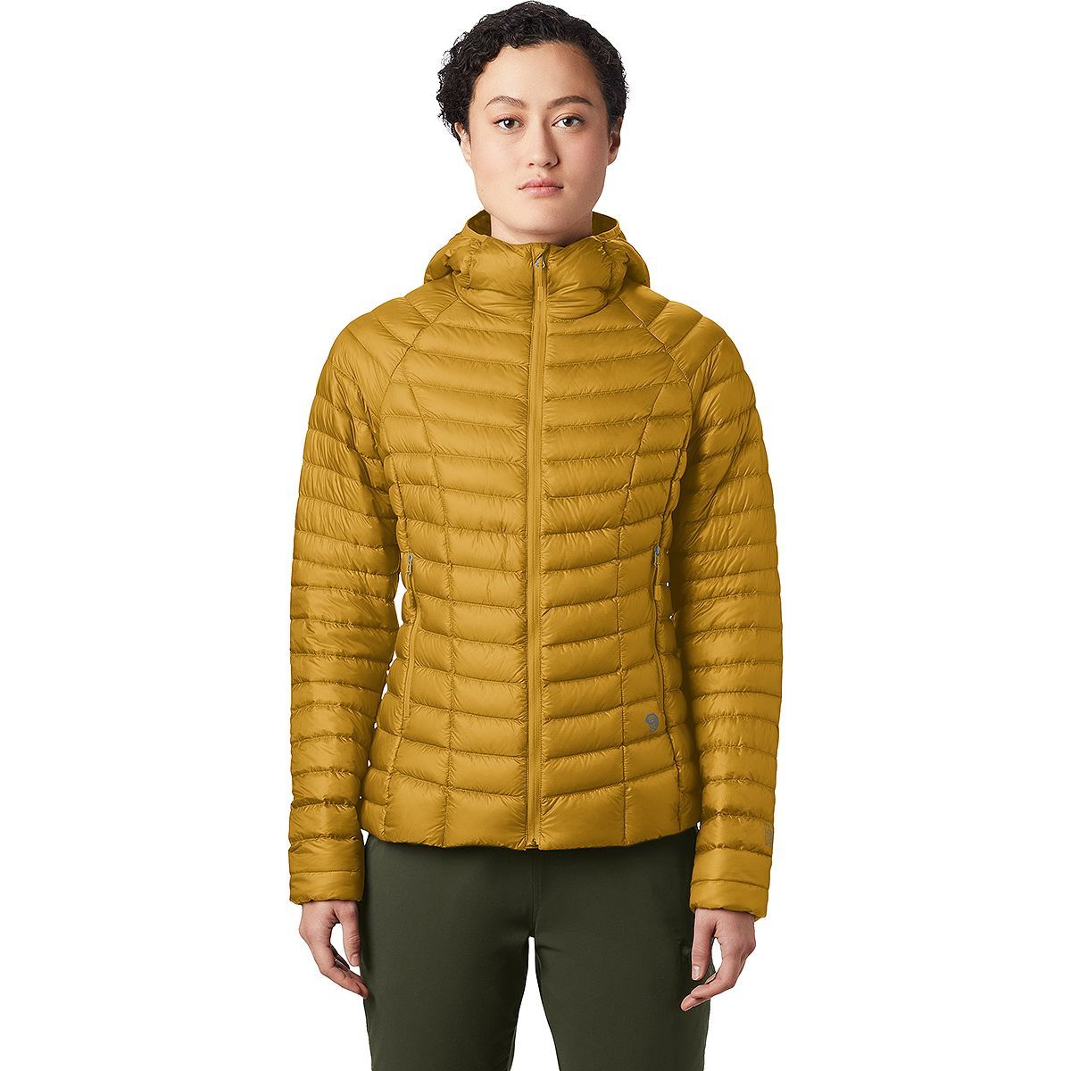 Mountain Hardwear Ghost Whisperer 2 Hooded Down Jacket - Women's Gold Hour, XL