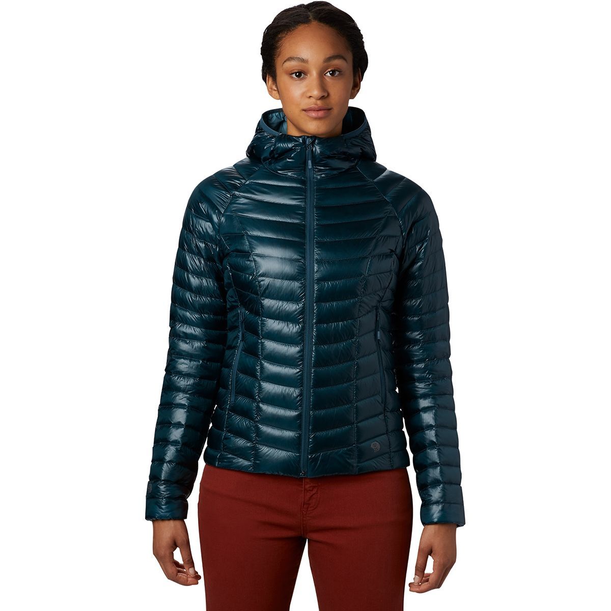 Mountain Hardwear Ghost Whisperer 2 Hooded Down Jacket - Women's Icelandic, S