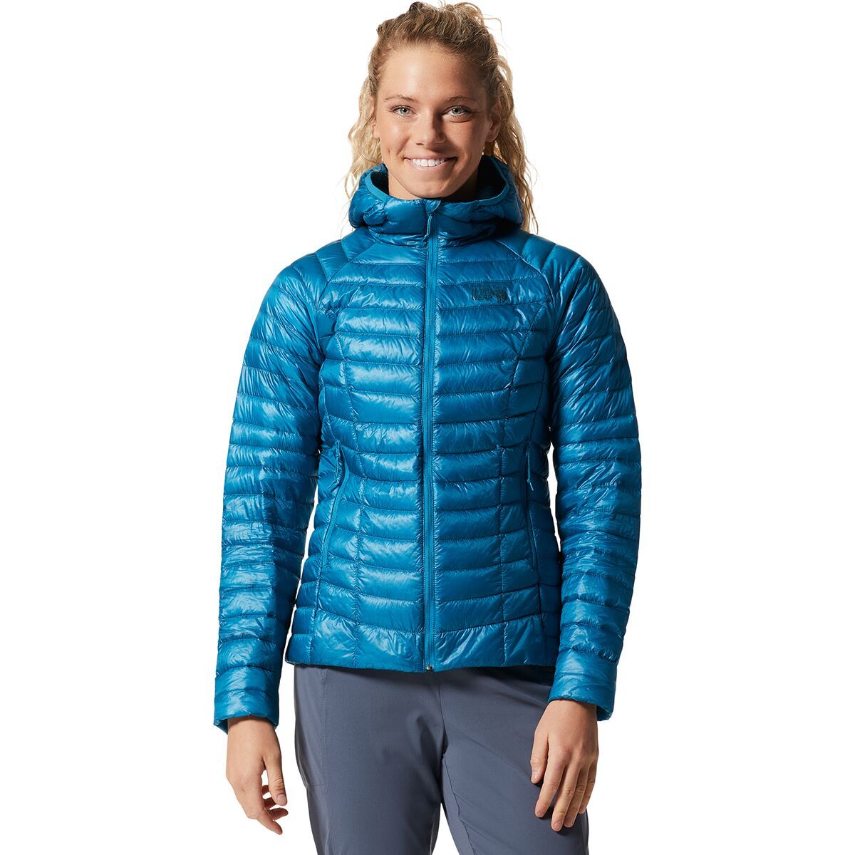Mountain Hardwear Ghost Whisperer 2 Hooded Down Jacket - Women's Vinson Blue, S