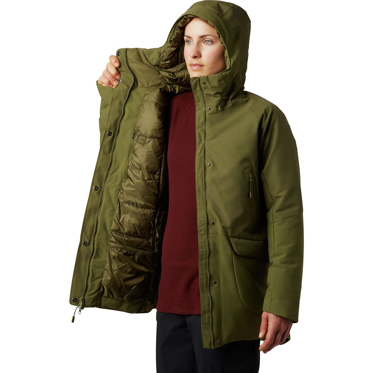 Mountain Hardwear Summit Shadow GTX Down Parka Women s Clothing