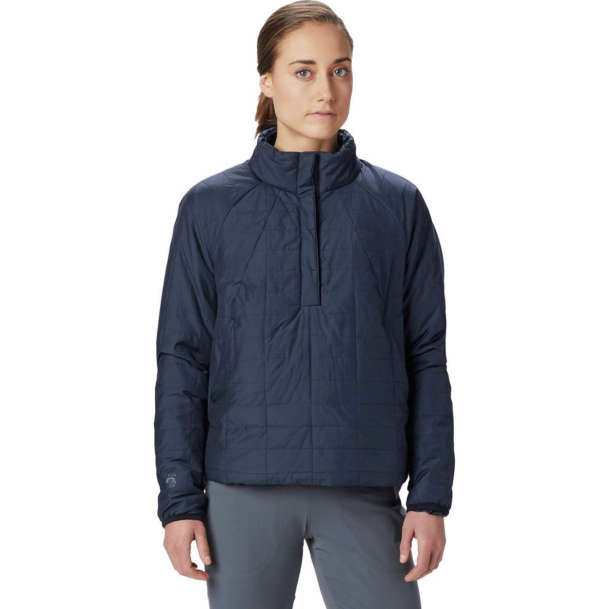 Mountain Hardwear Skylab Insulated Pullover - Women's Dark Zinc, L
