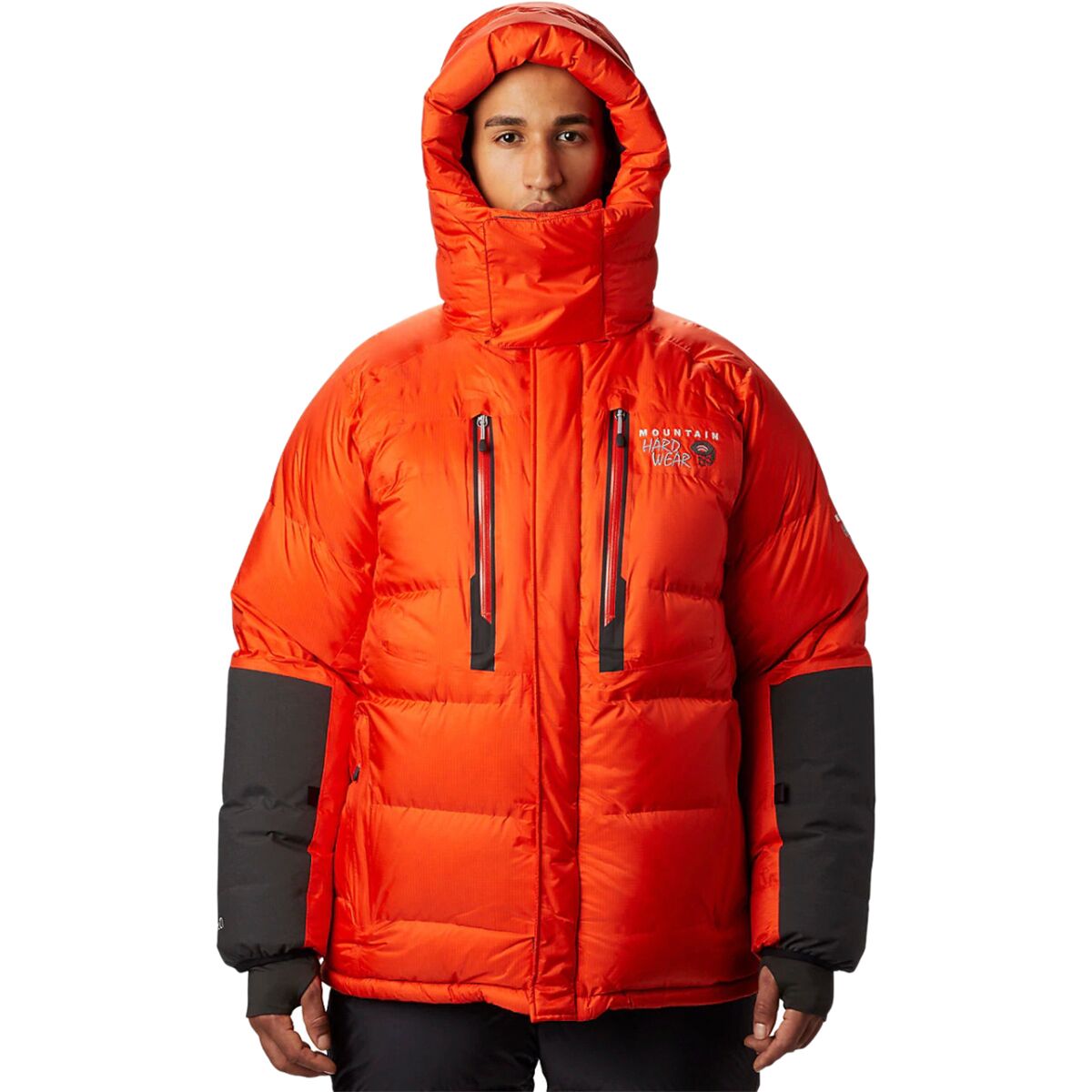 Mountain Hardwear Absolute Zero Parka - Men's State Orange/Shark / XL
