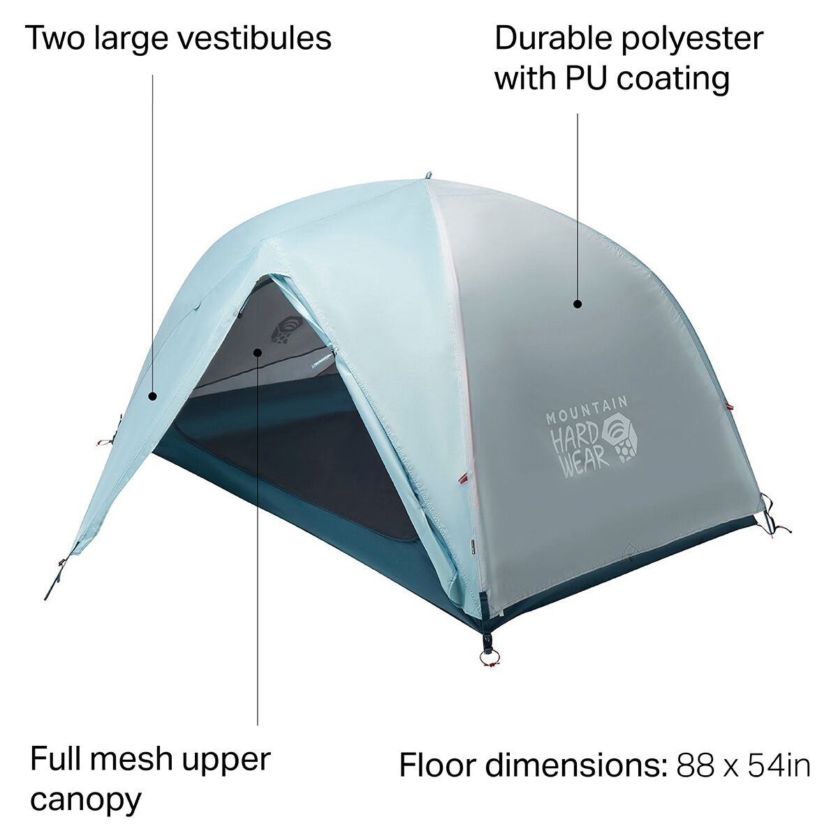 Mountain Hardwear Mineral King 2 Tent: 2-Person 3-Season - Hike & Camp