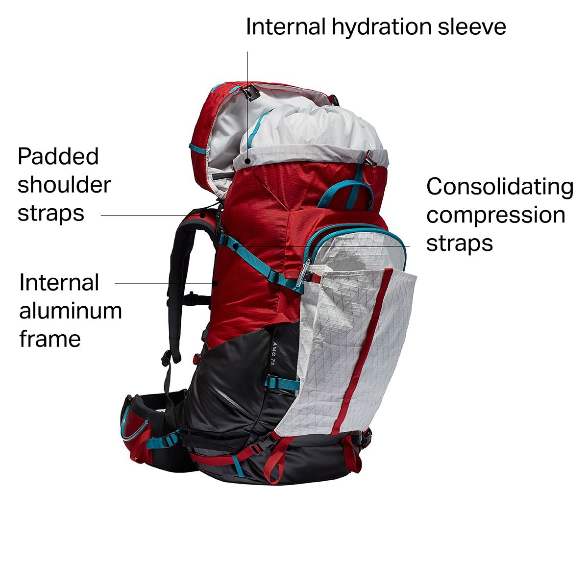 Mountain Hardwear AMG 75L Backpack - Hike & Camp