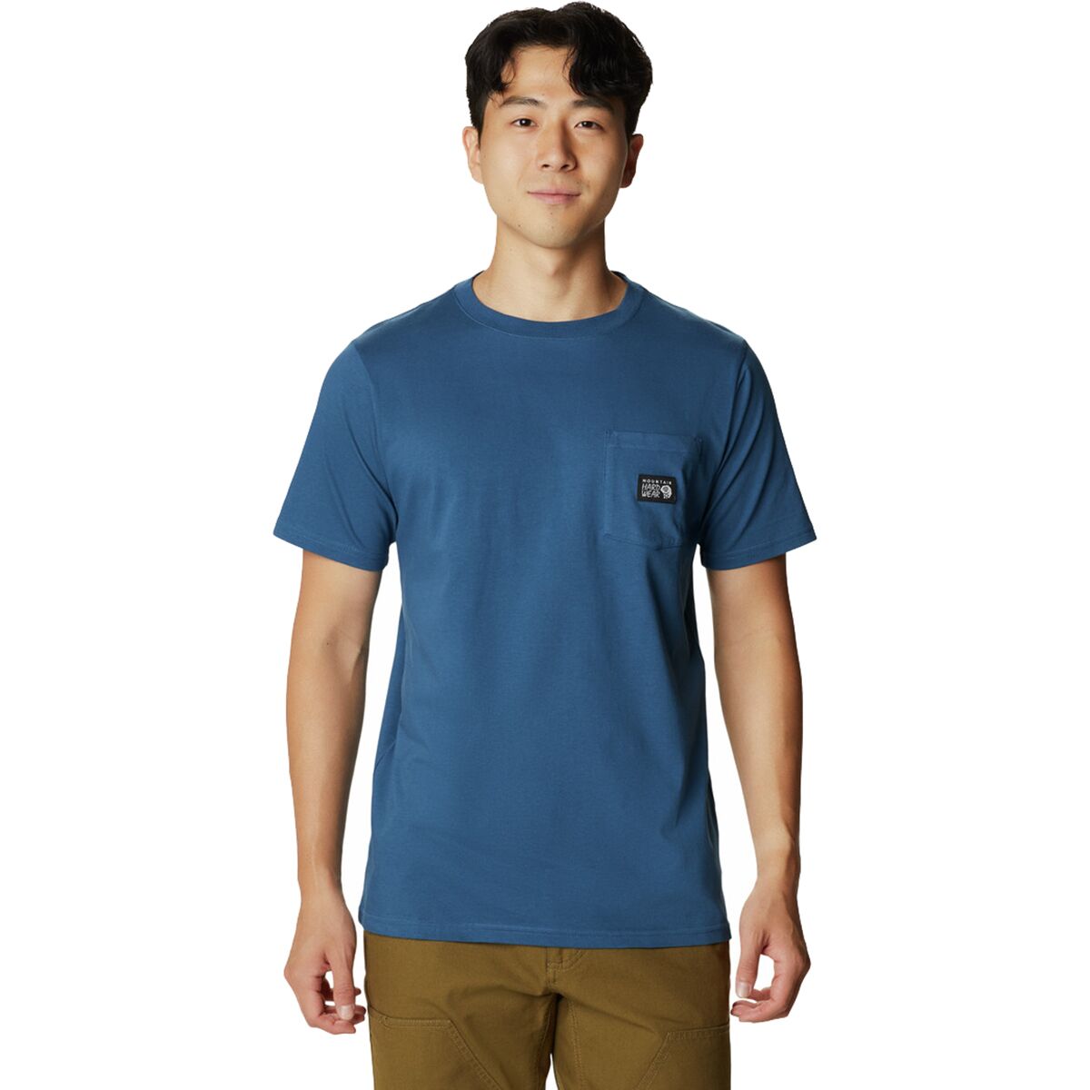 Logo Label Short-Sleeve Pocket T-Shirt - Men