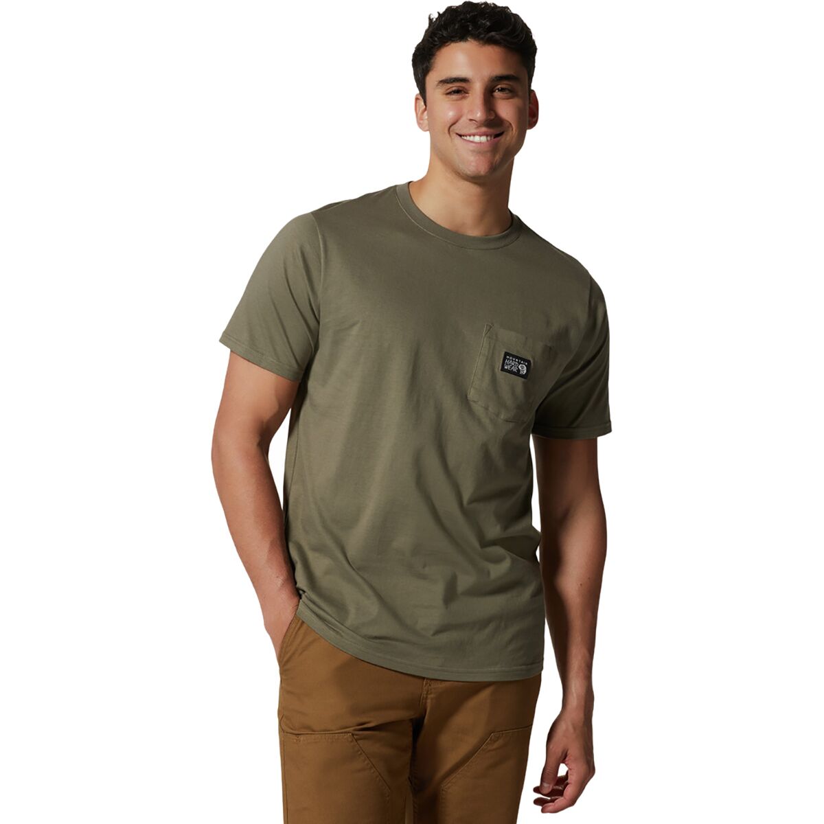 Mountain Hardwear Logo Label Short-Sleeve Pocket T-Shirt - Men's