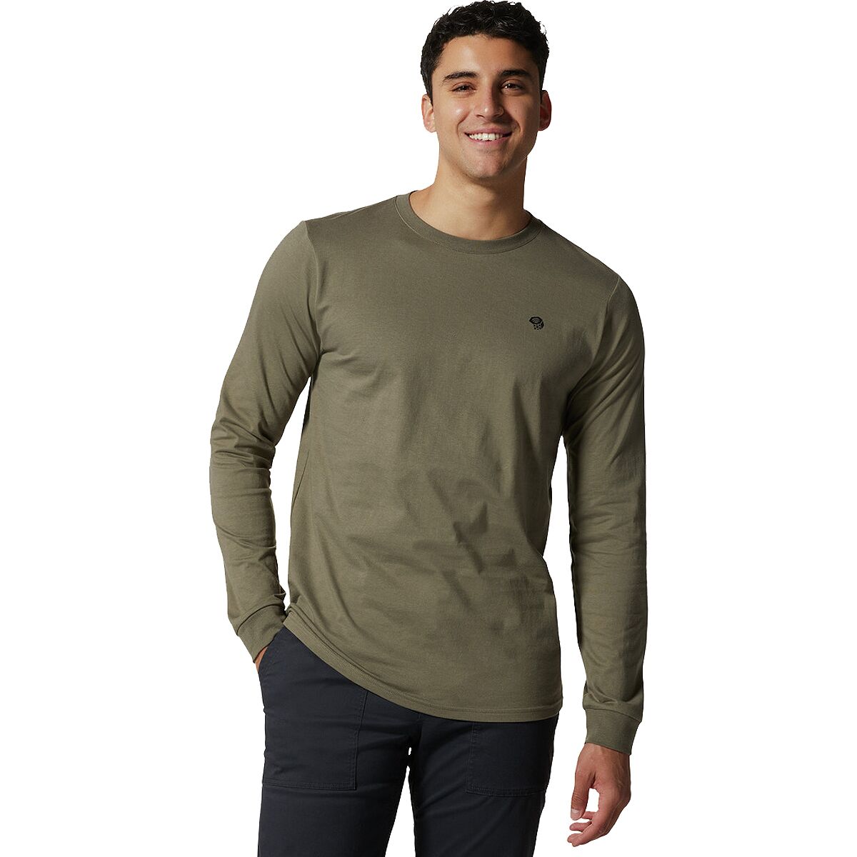 Mountain Hardwear Logo Long-Sleeve T-Shirt - Men's