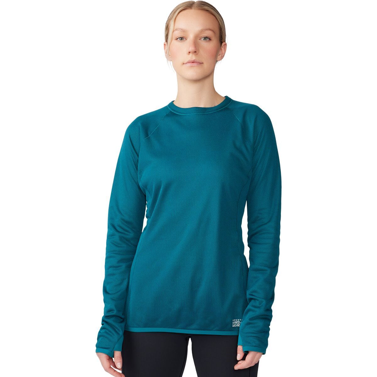 Mountain Hardwear AirMesh Long-Sleeve Crew Top - Women's Jack Pine, M