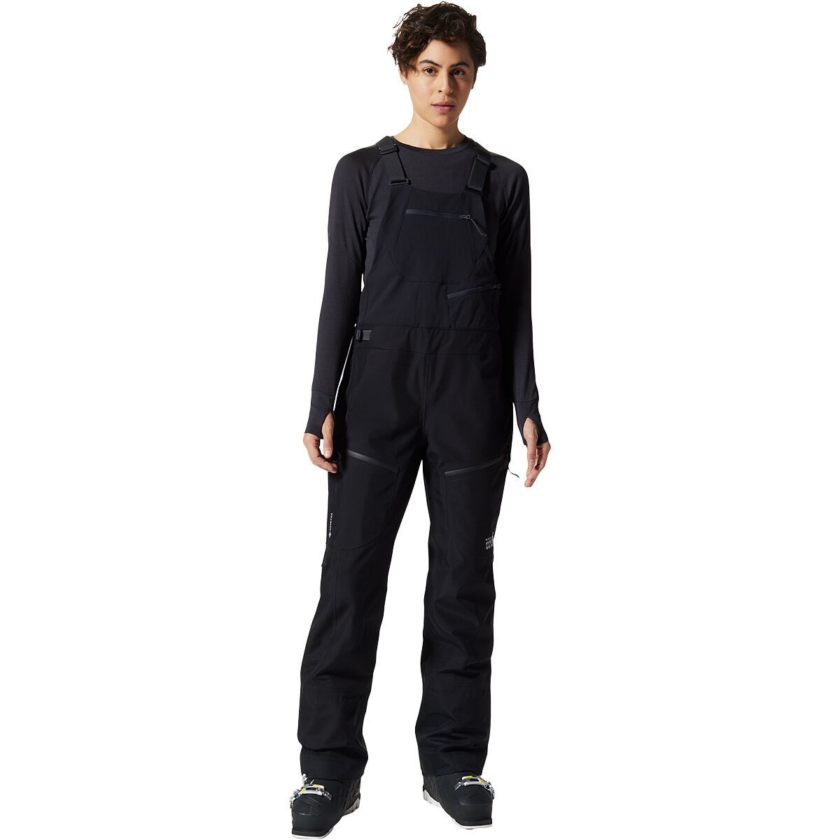 Mountain Hardwear Boundary Ridge GORE-TEX Bib Pant - Women's Black, L/Short