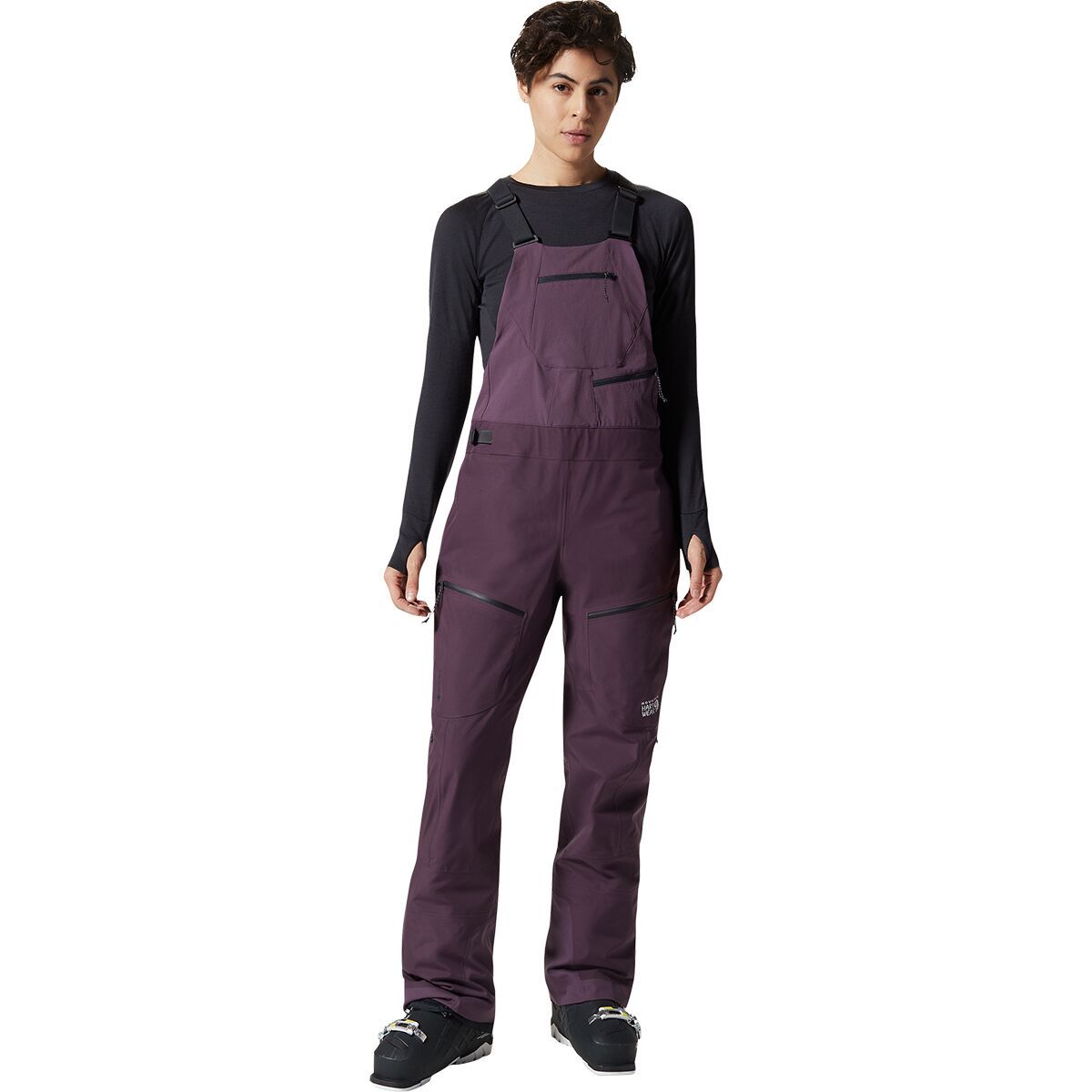 Mountain Hardwear Boundary Ridge GORE-TEX Bib Pant - Women's Dusty Purple, L/Short