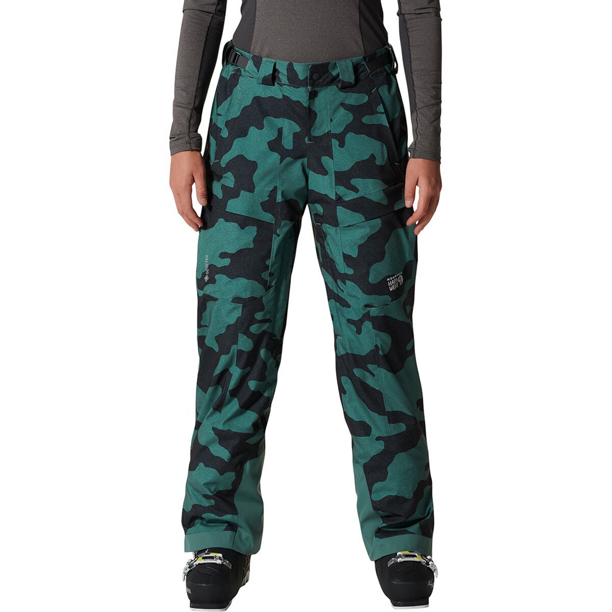 Mountain Hardwear Cloud Bank GORE-TEX Insulated Pant - Women's Mint Palm Camo, XS/Short