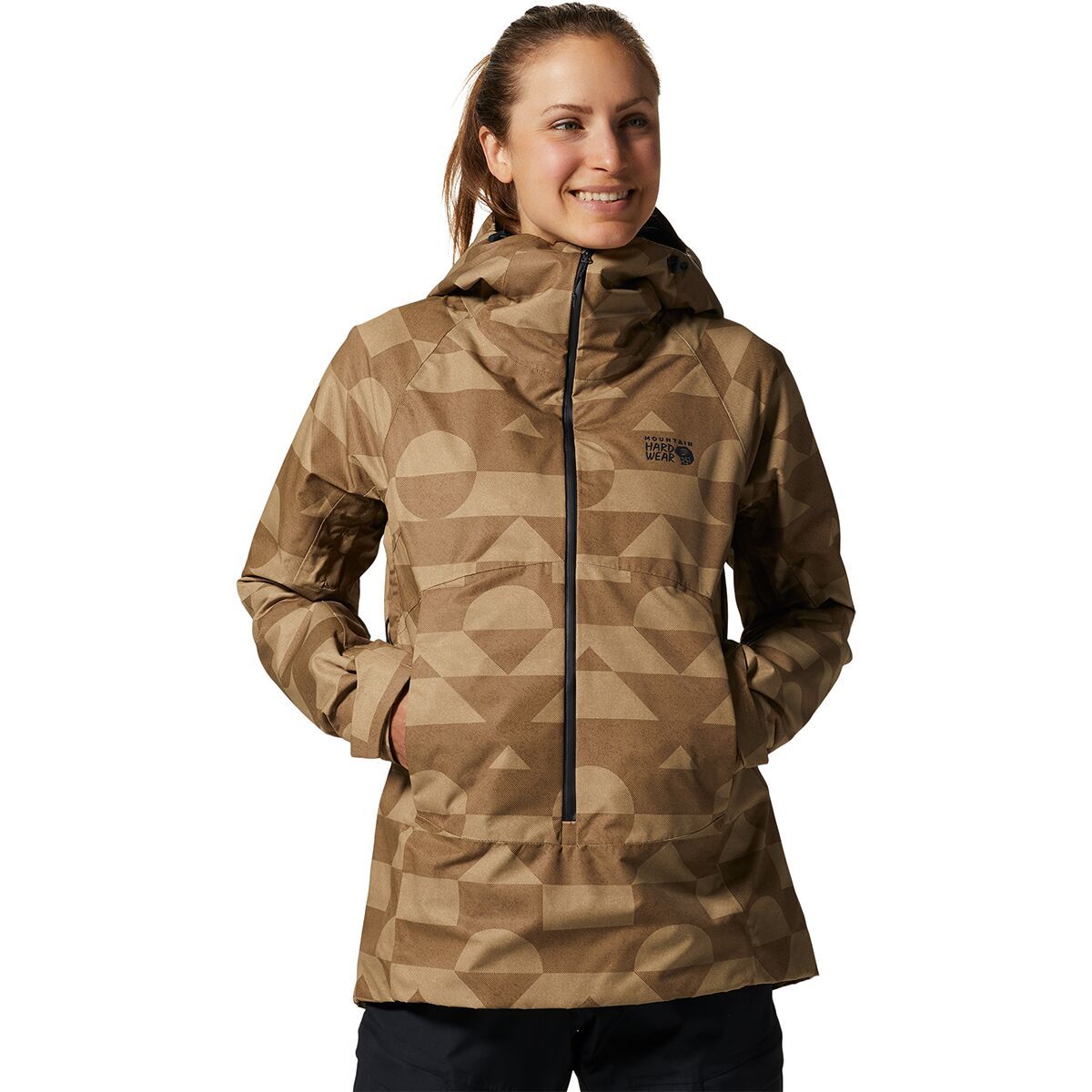 Mountain Hardwear Firefall/2 Anorak - Women's Corozo Nut Geoland, XS