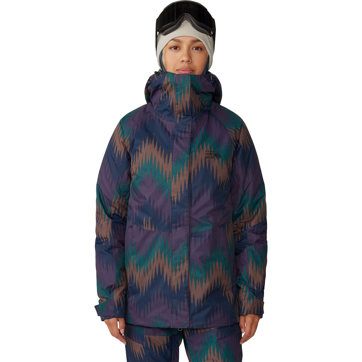 Mountain Hardwear FireFall/2 Insulated Jacket - Women's Blurple Zig Zag Print