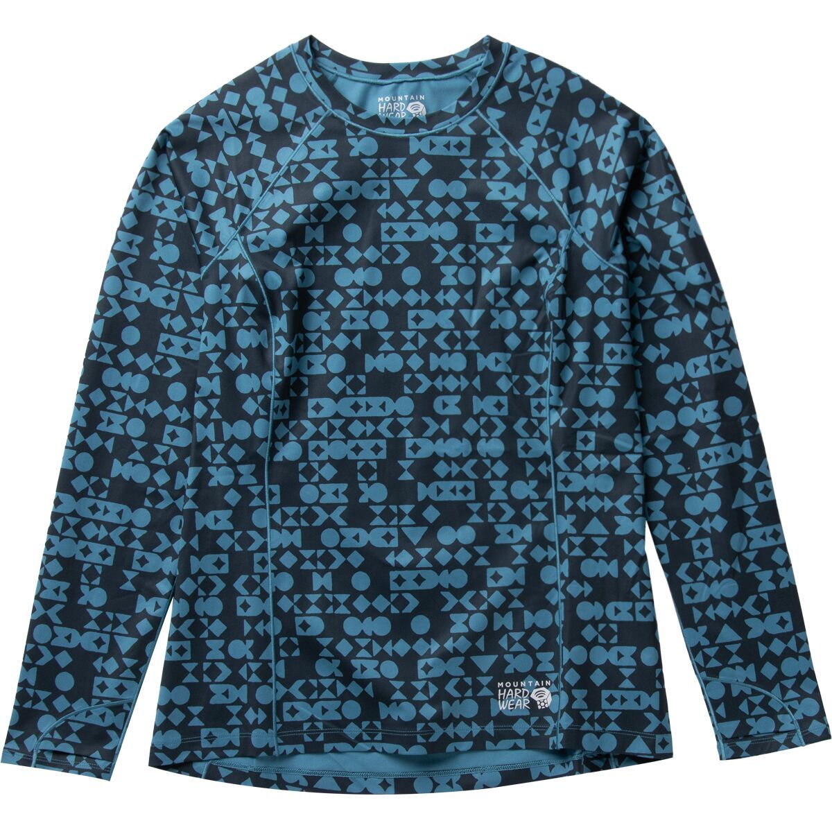 Backcountry Mountain Hardwear Mountain Stretch Long-Sleeve Crew - Women's Caspian, Blue Quartz Geo Track, S