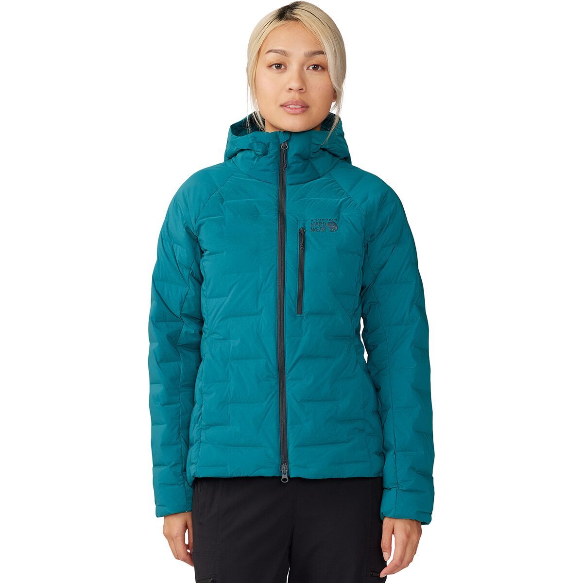 Mountain Hardwear Stretchdown Hooded Jacket - Women's Jack Pine, M