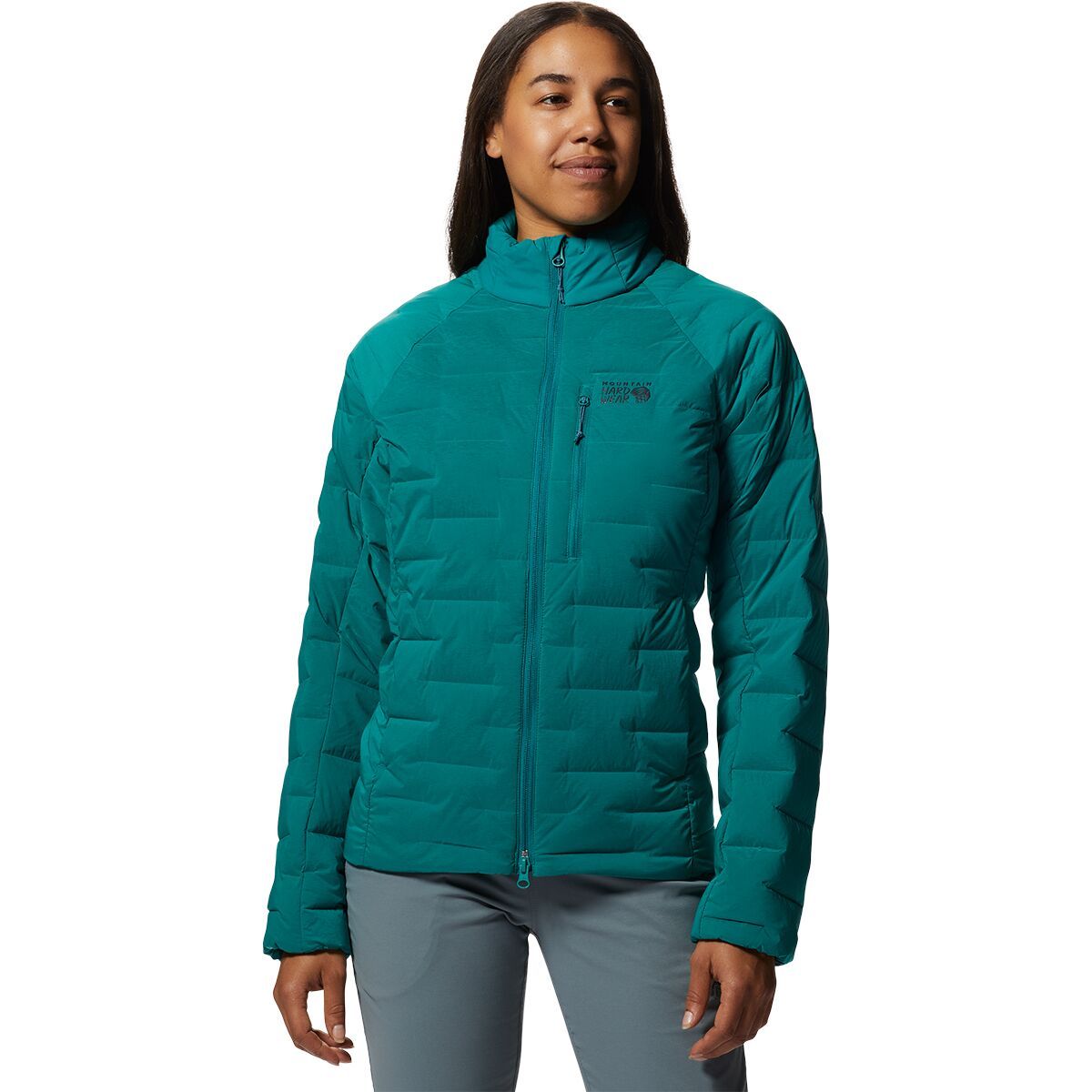 Mountain Hardwear Stretchdown Jacket - Women's Botanic, L
